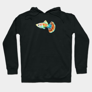 Mosaic Guppy Fish Hoodie